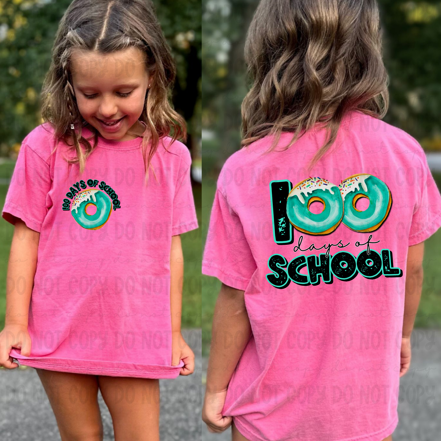 100 Days Of School- Donut-BACK