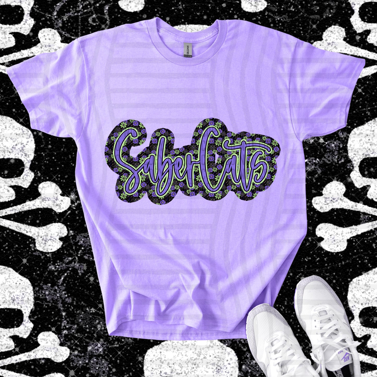 Saber Cats (spooky mascot)