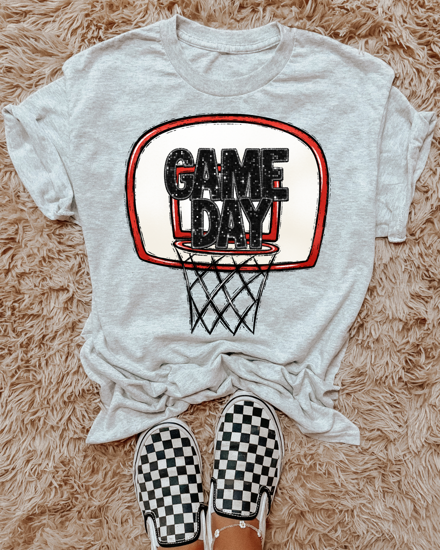 Game Day Basketball (hoop/glitter)