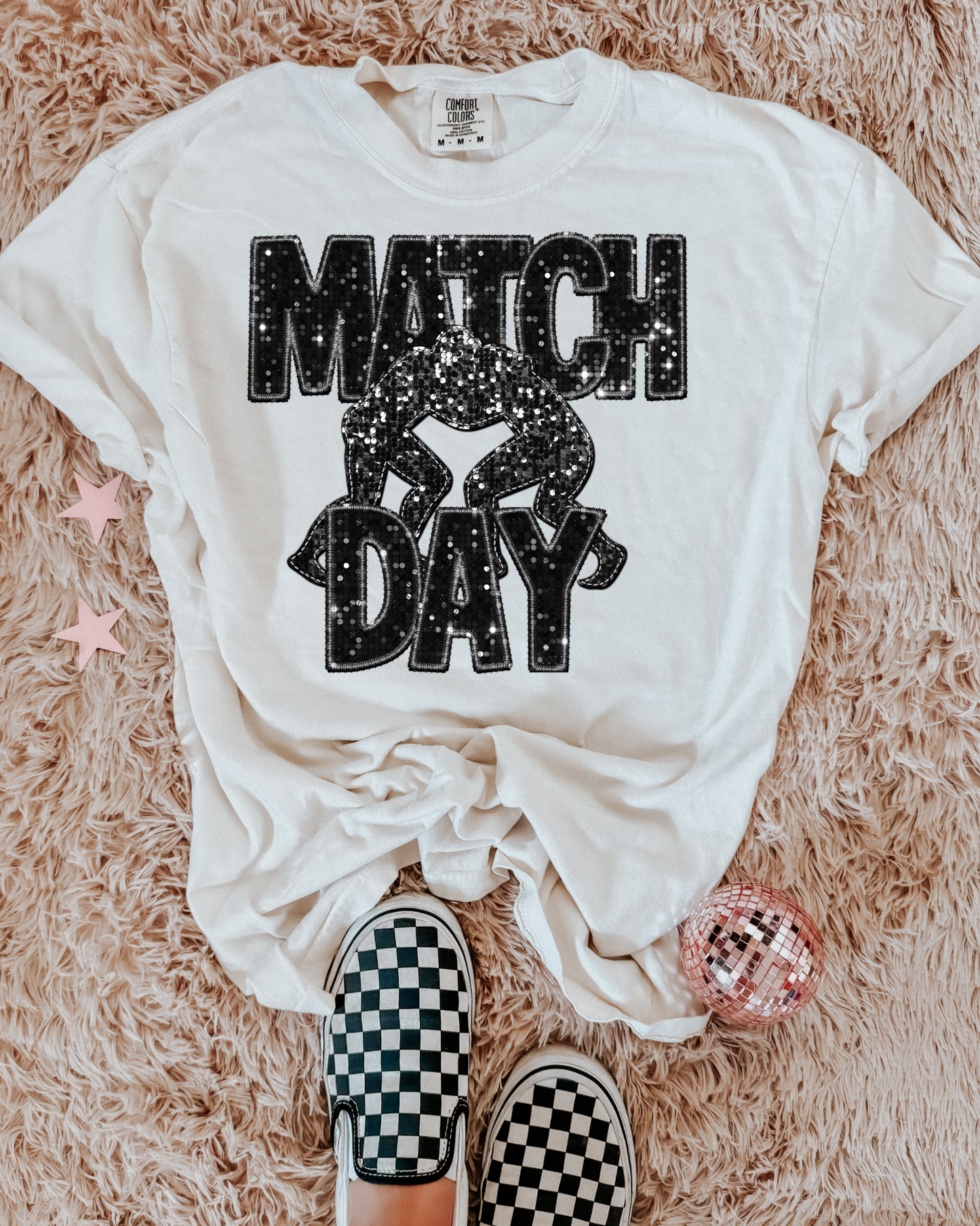 Match Day Black Glitter