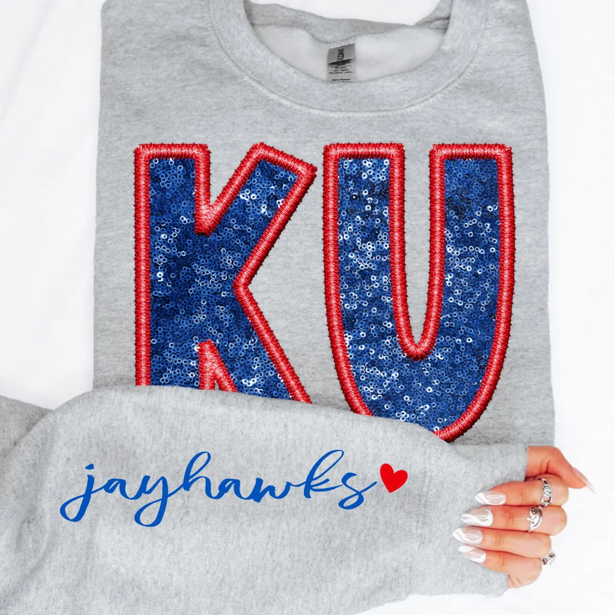 KU Faux Sequins - Sleeve