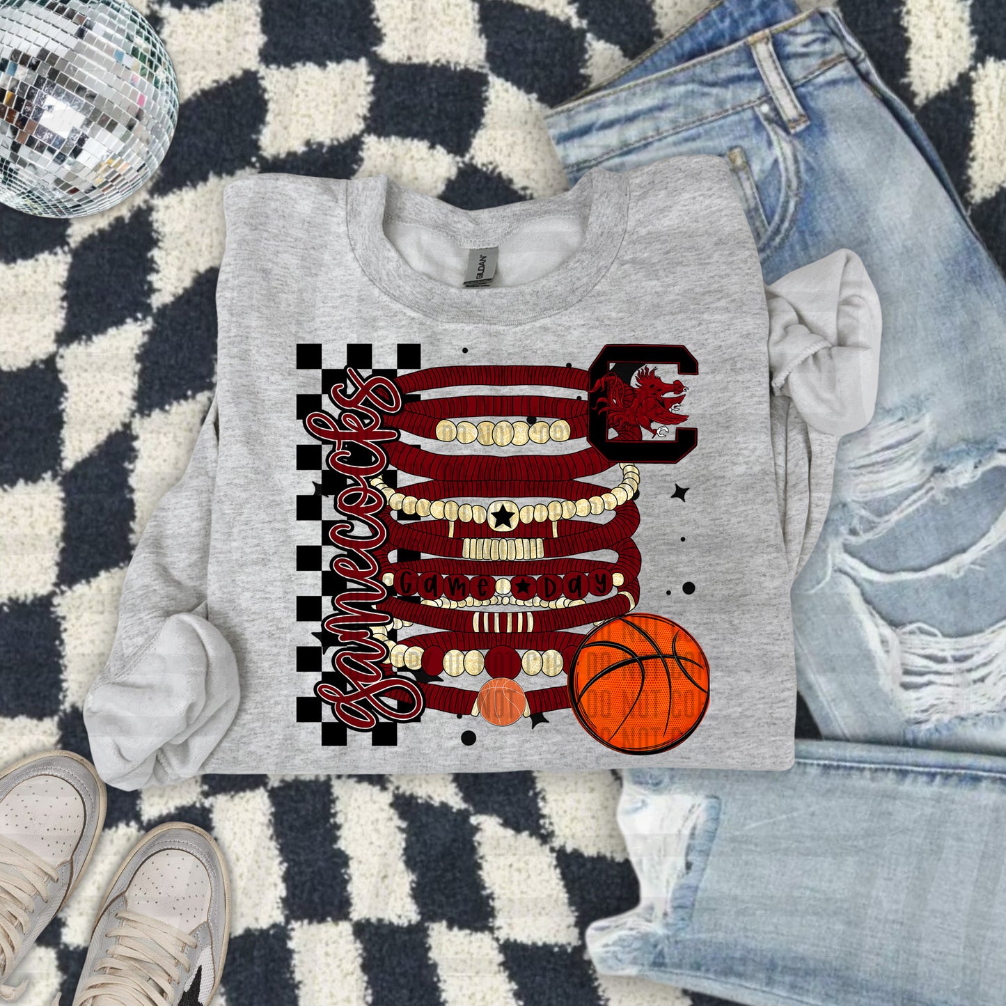 GAMECOCKS BASKETBALL GAME DAY BRACELETS