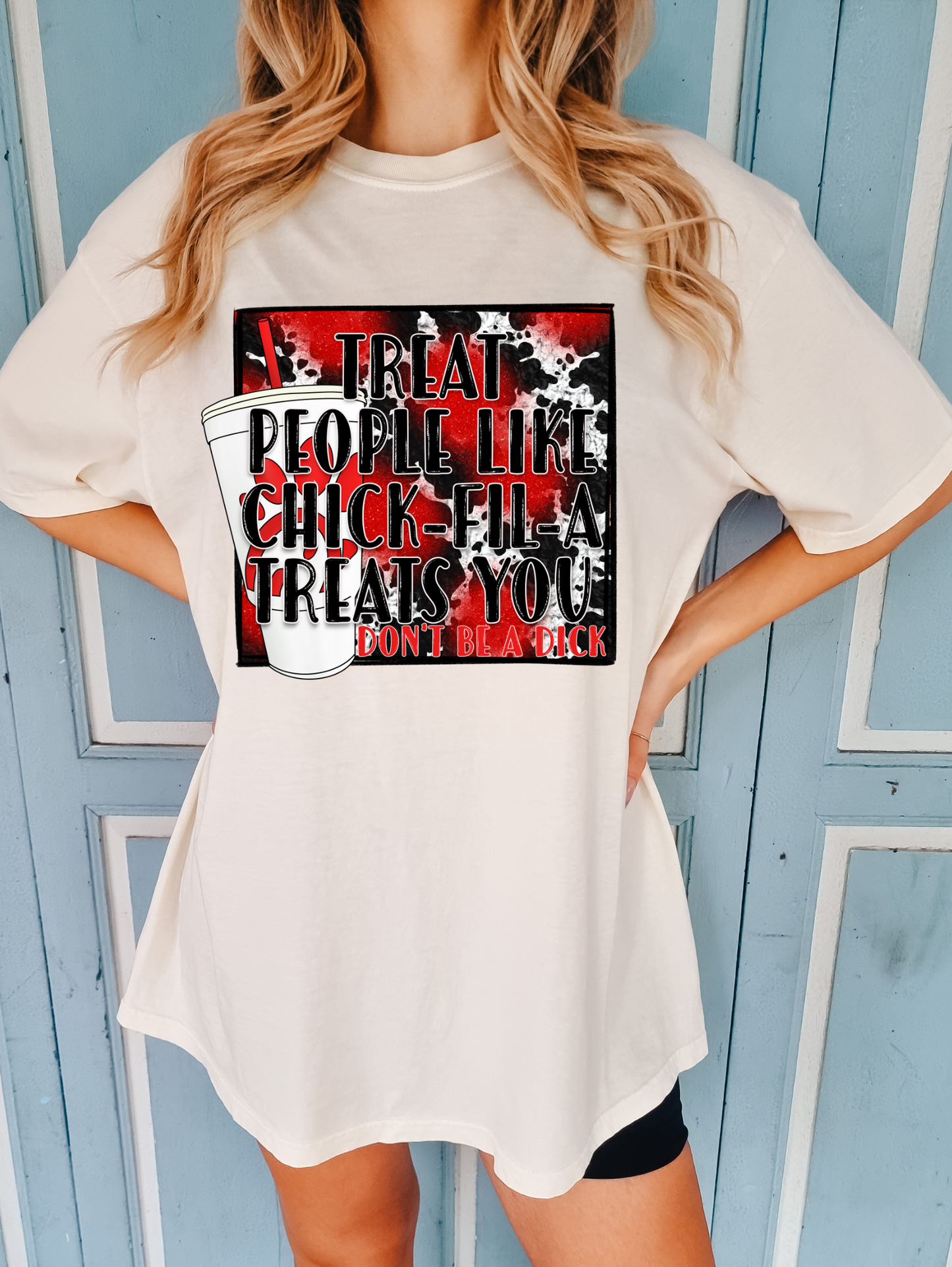 Treat people like chick-fil-a treats you