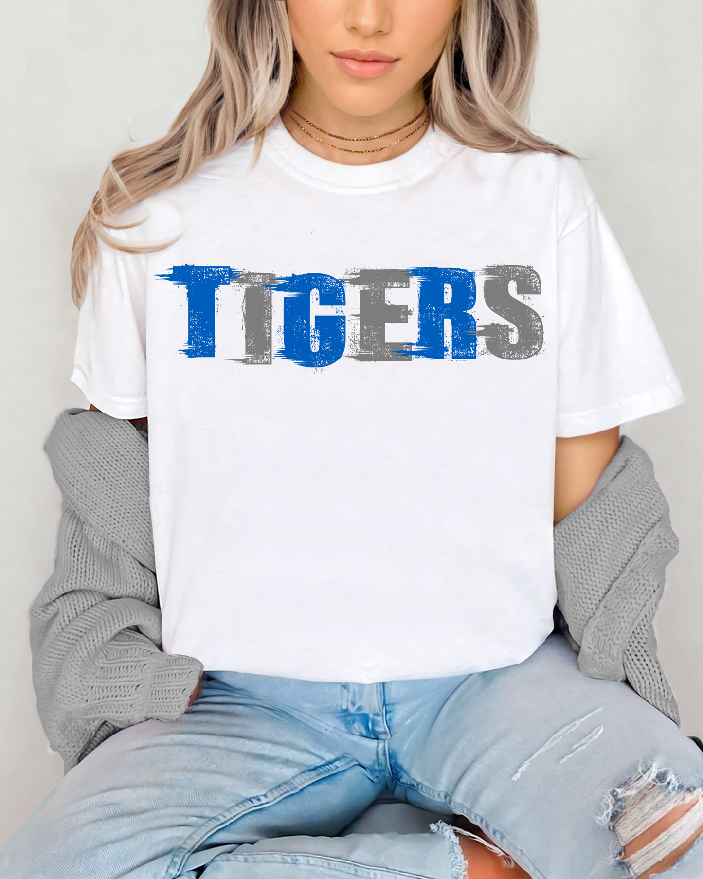 Tigers Blue And Silver
