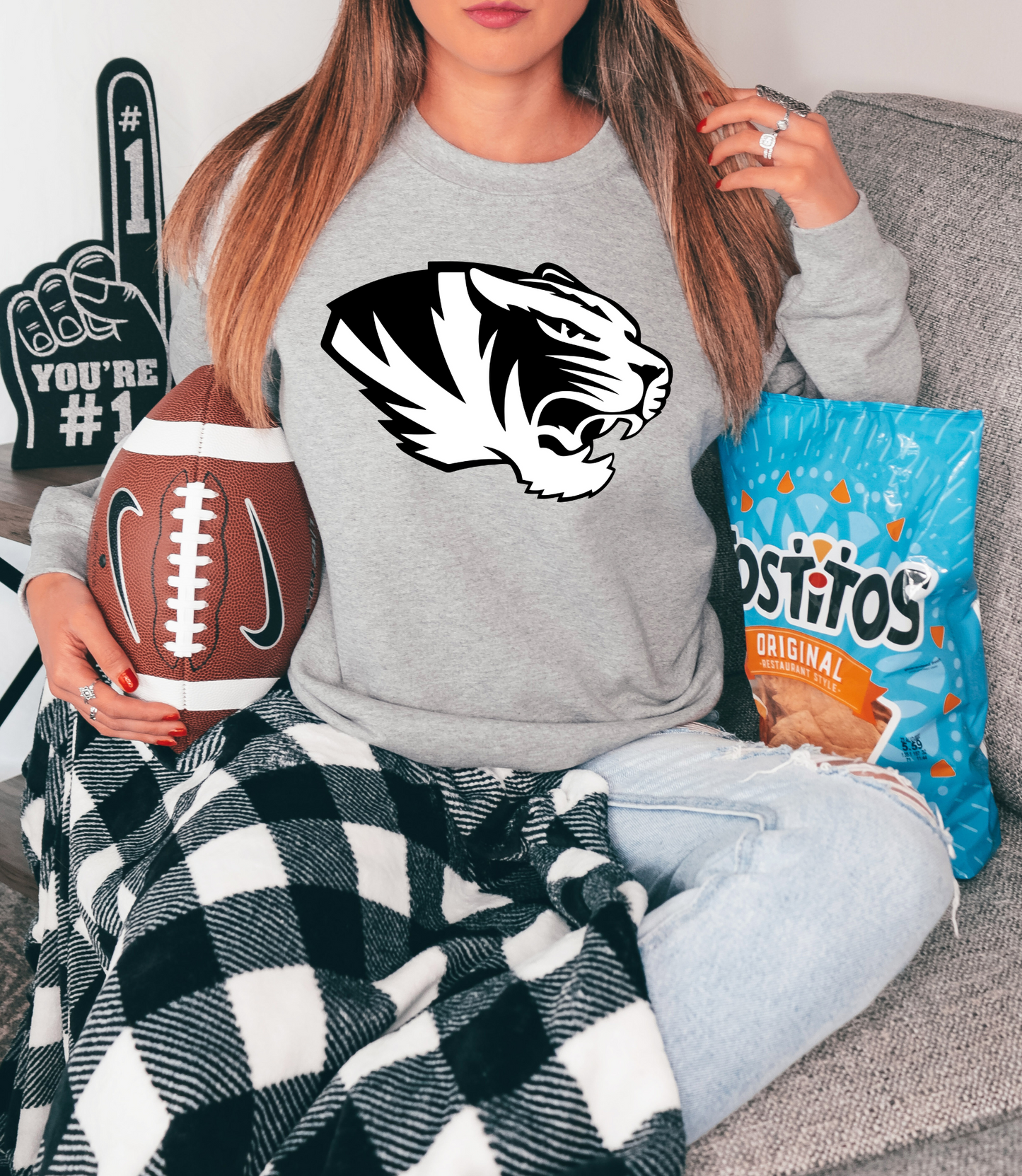 Black/white Mizzou Tiger