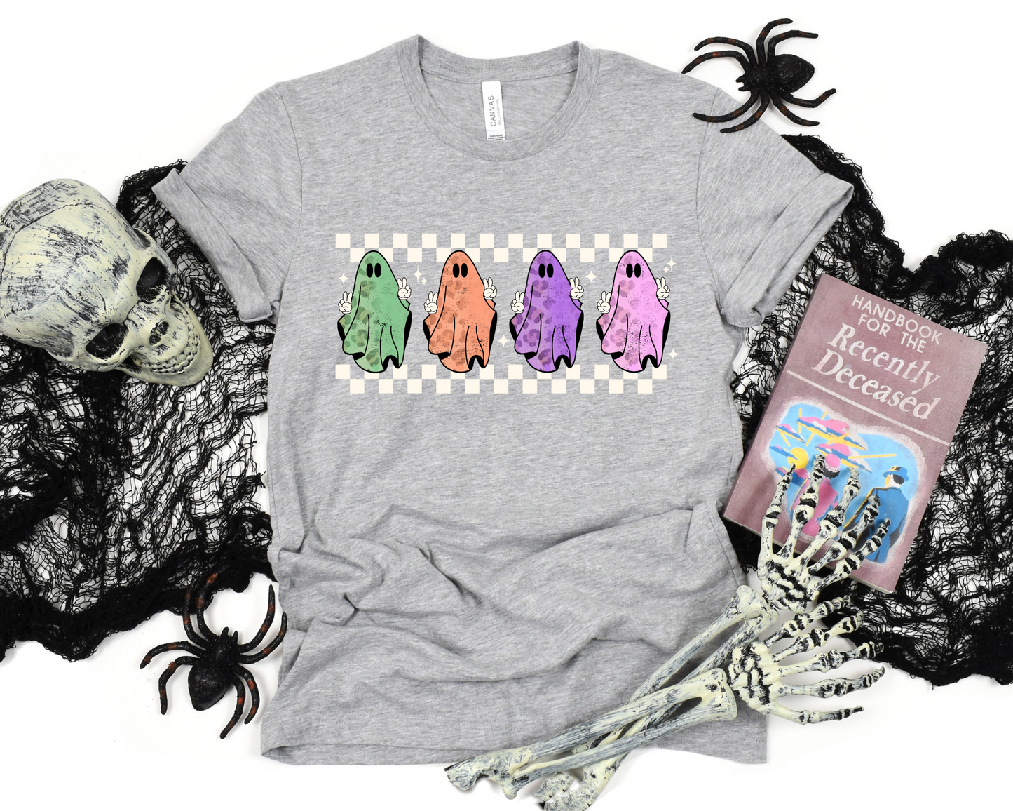 checkered colored ghost