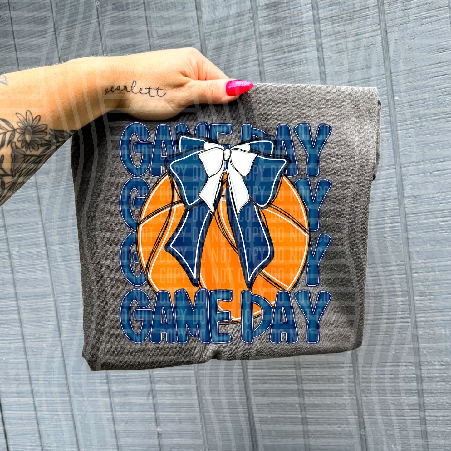 Game Day Basketball Blue
