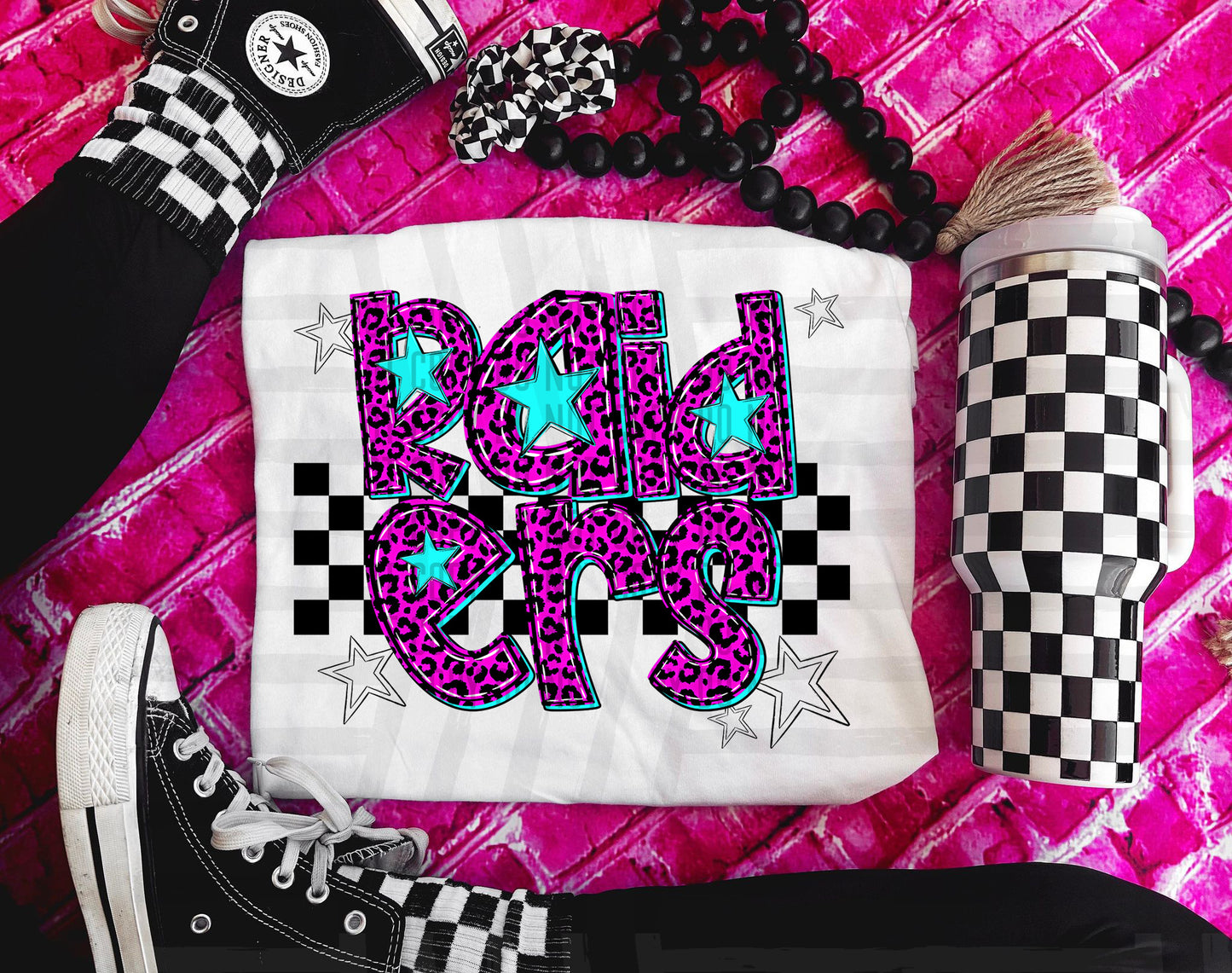 Raiders (pink neon leopard)