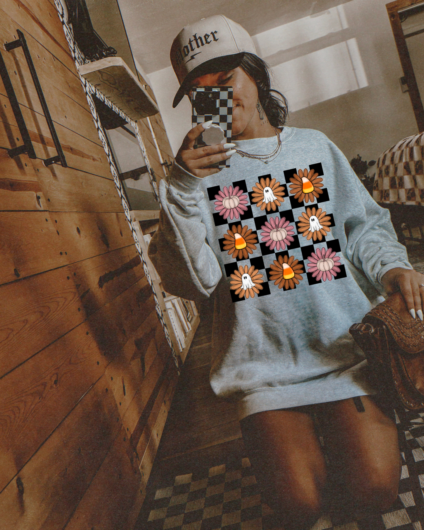 Checkered Sunflowers