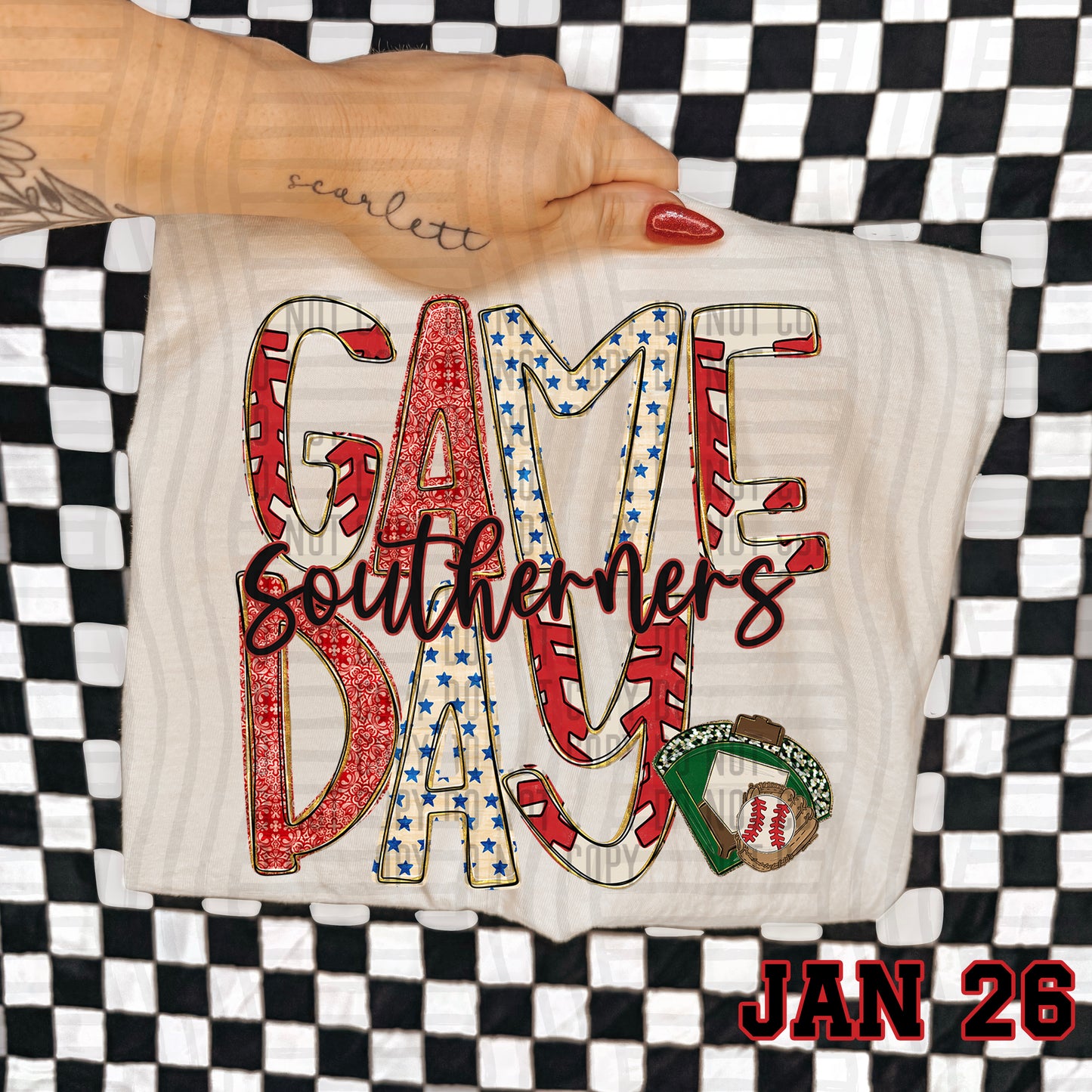 BASEBALL GAME DAY SOUTHERNERS