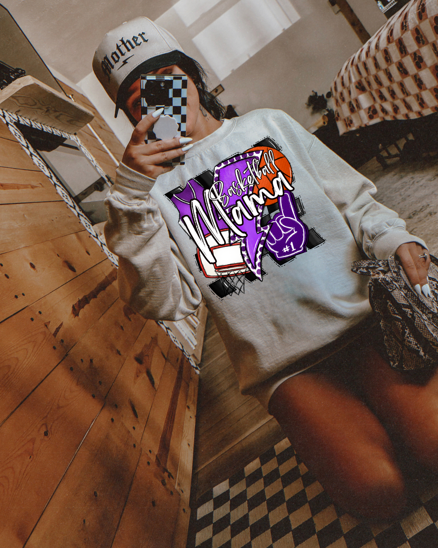 Basketball Mama (purple)