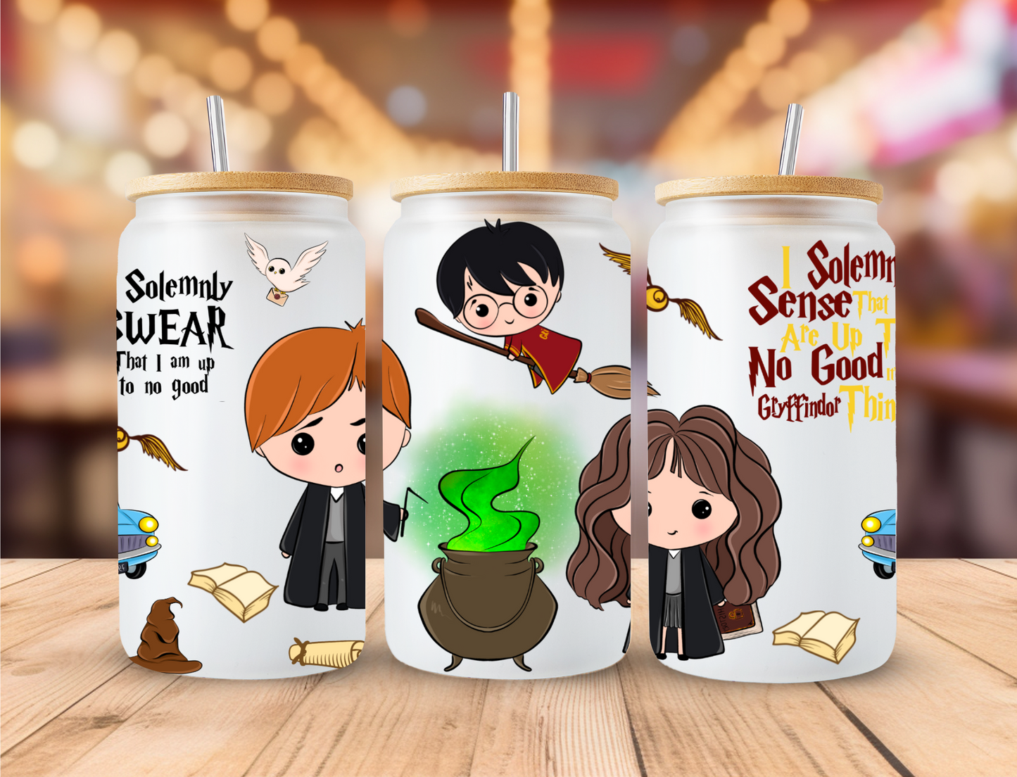 Harry Potter collage - UV Libby Wrap