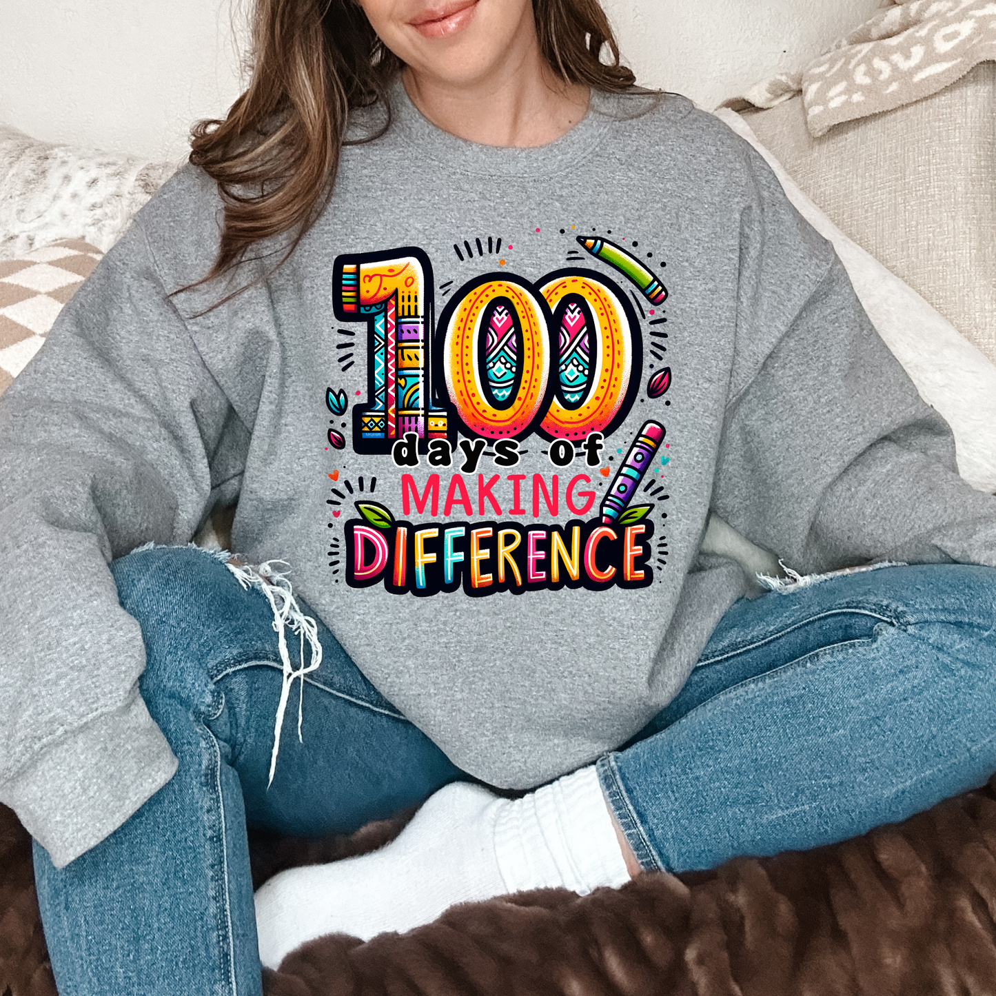 100 Days of Making A Difference - DTF Transfer