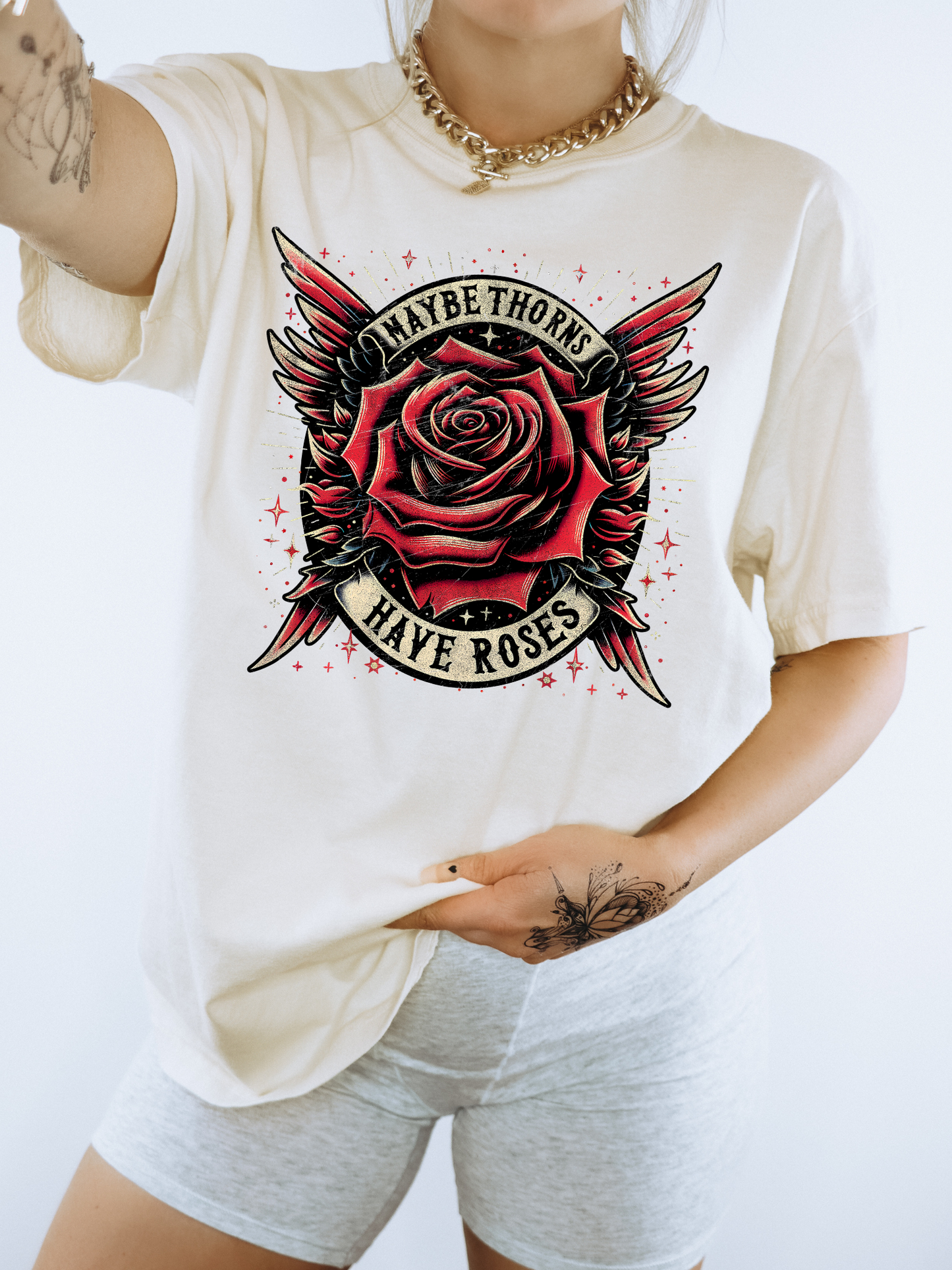 Maybe Thorns Have Roses - DTF Transfer