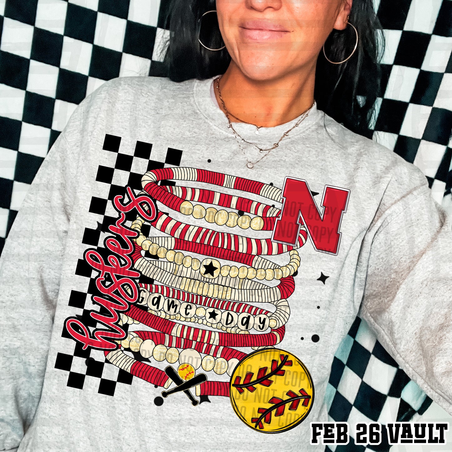 HUSKERS SOFTBALL GAME DAY BRACELETS