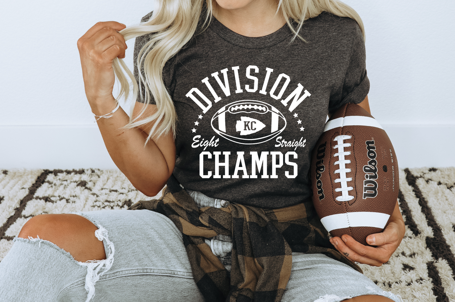 Division Champs Eight Straight - White