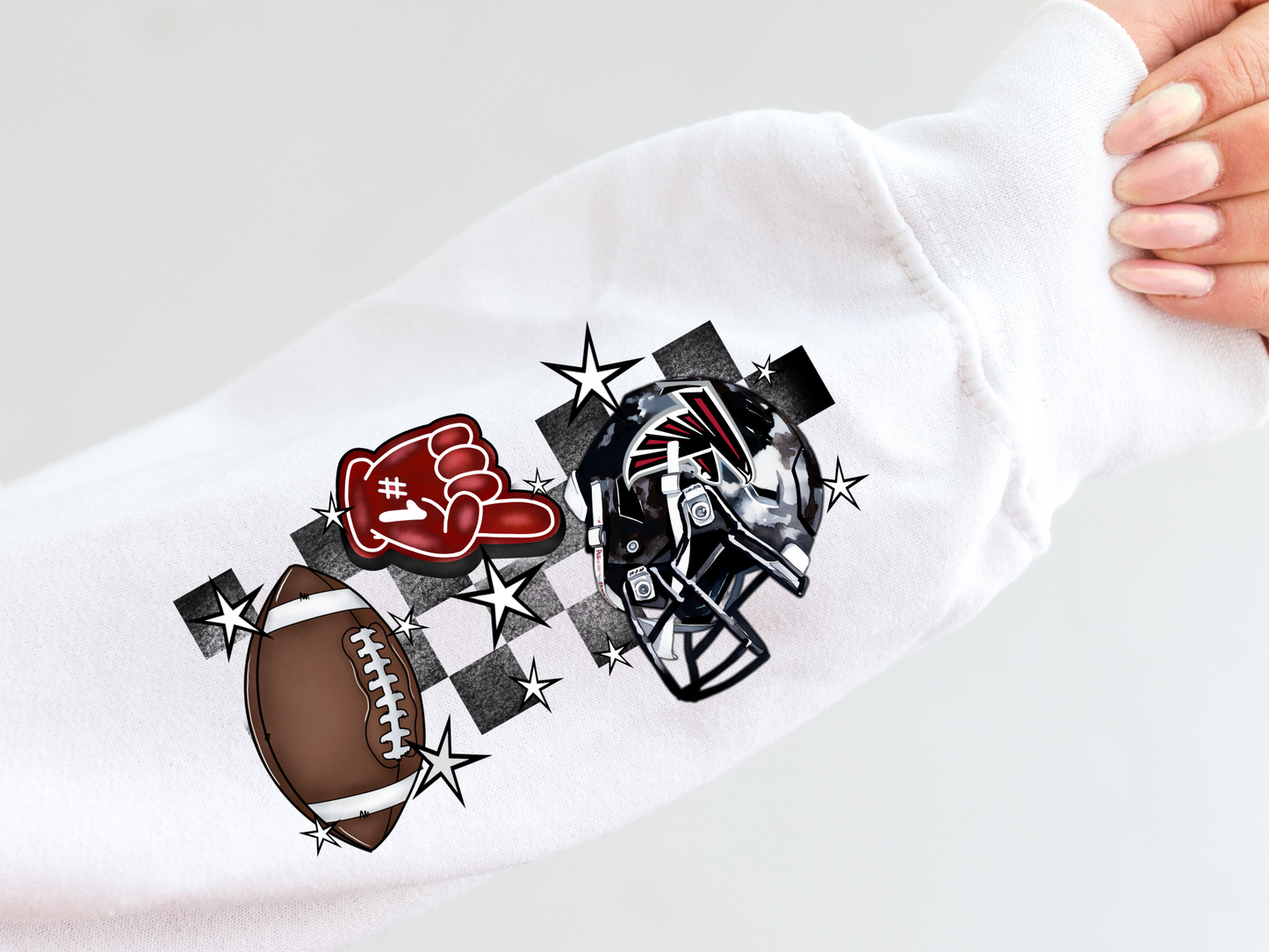 Falcons Foam Finger SLEEVE - DTF Print