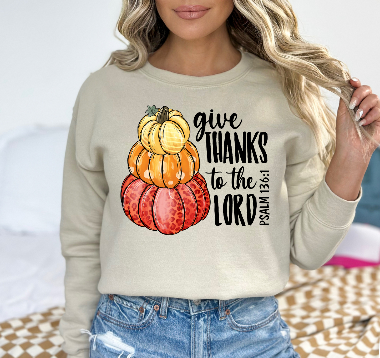 Give thanks to the Lord Pumpkins