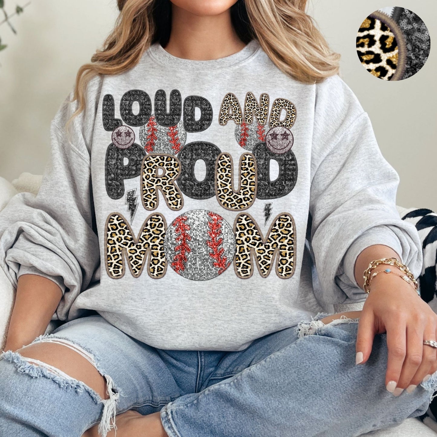 Loud And Proud Mom-Baseball