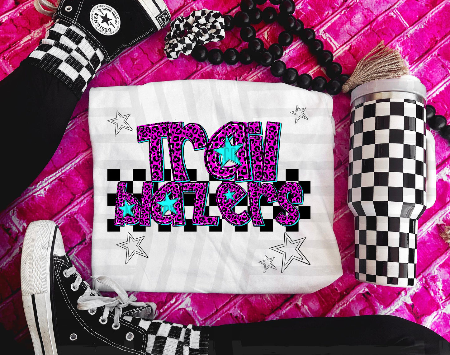 Trailblazers (pink neon leopard)