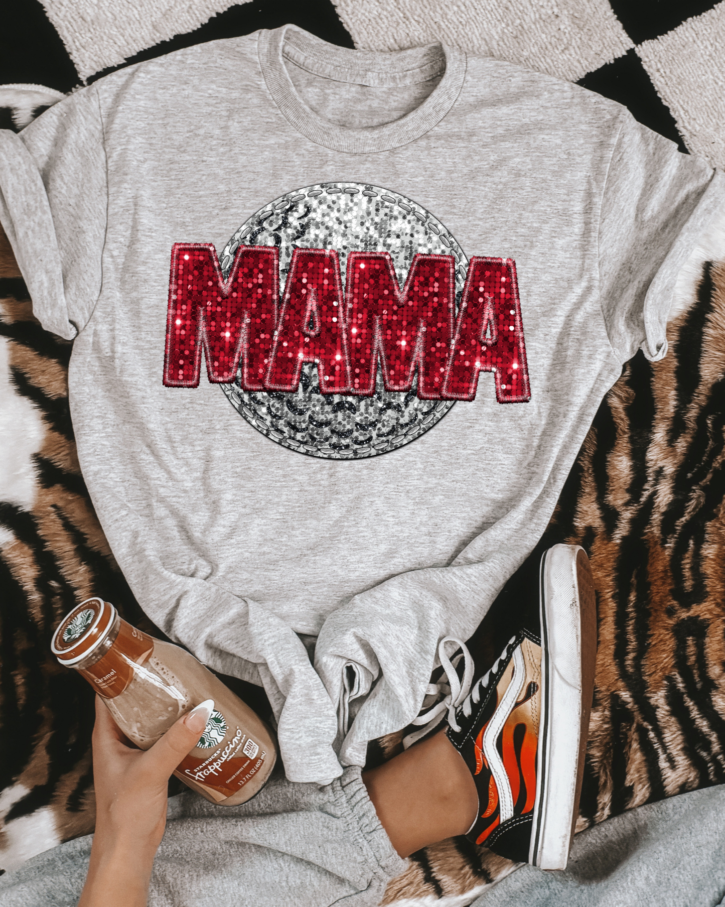 Mama Red Golfball (Sequin)