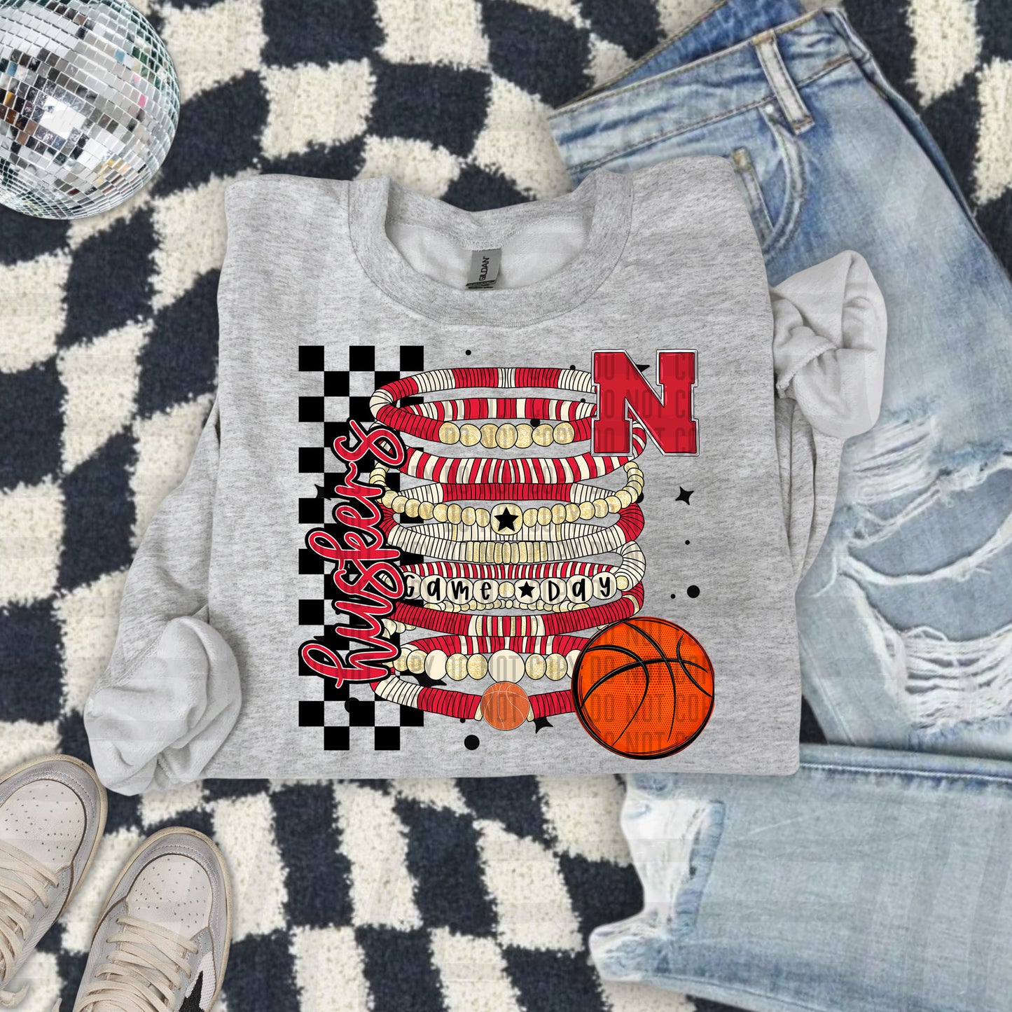 HUSKERS BASKETBALL GAME DAY BRACELETS