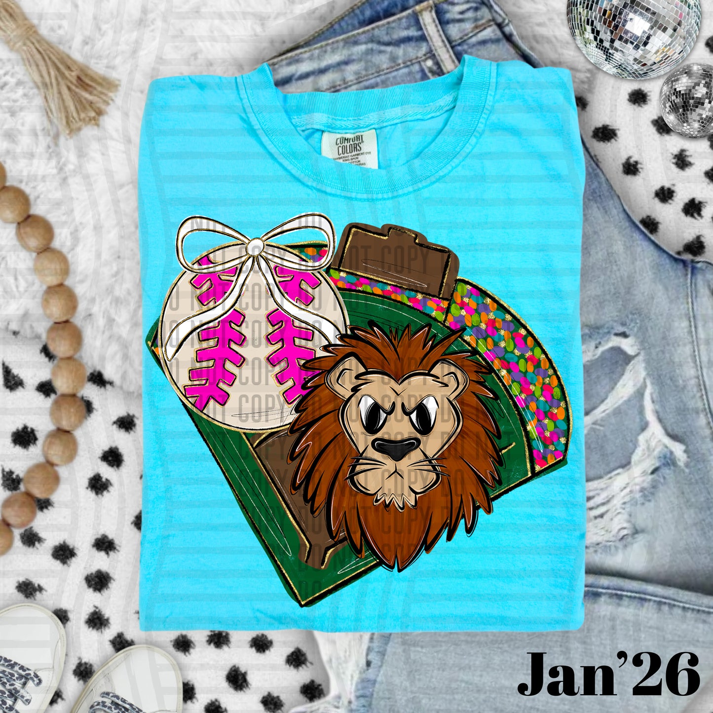 BASEBALL LIONS LIGHT BROWN