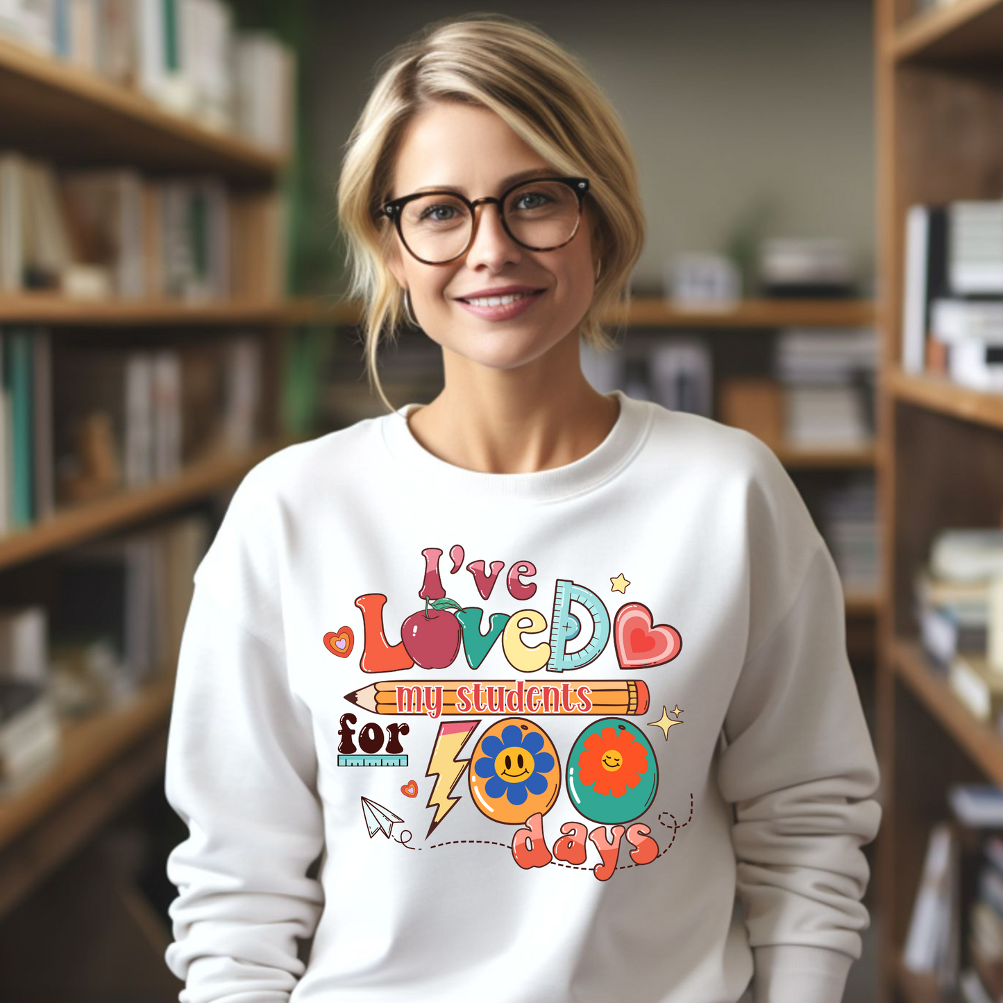 I've Loved My Students for 100 Days - DTF Transfer