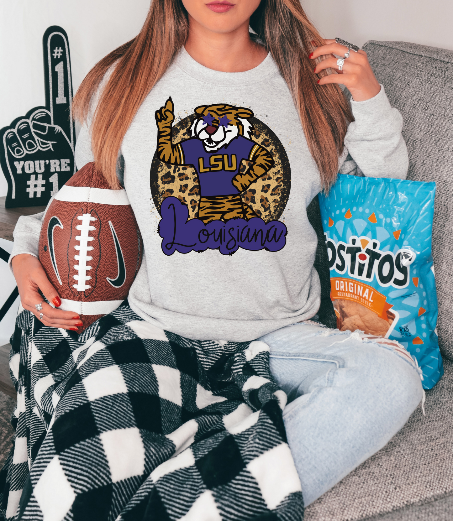LSU mascot-cheetah print