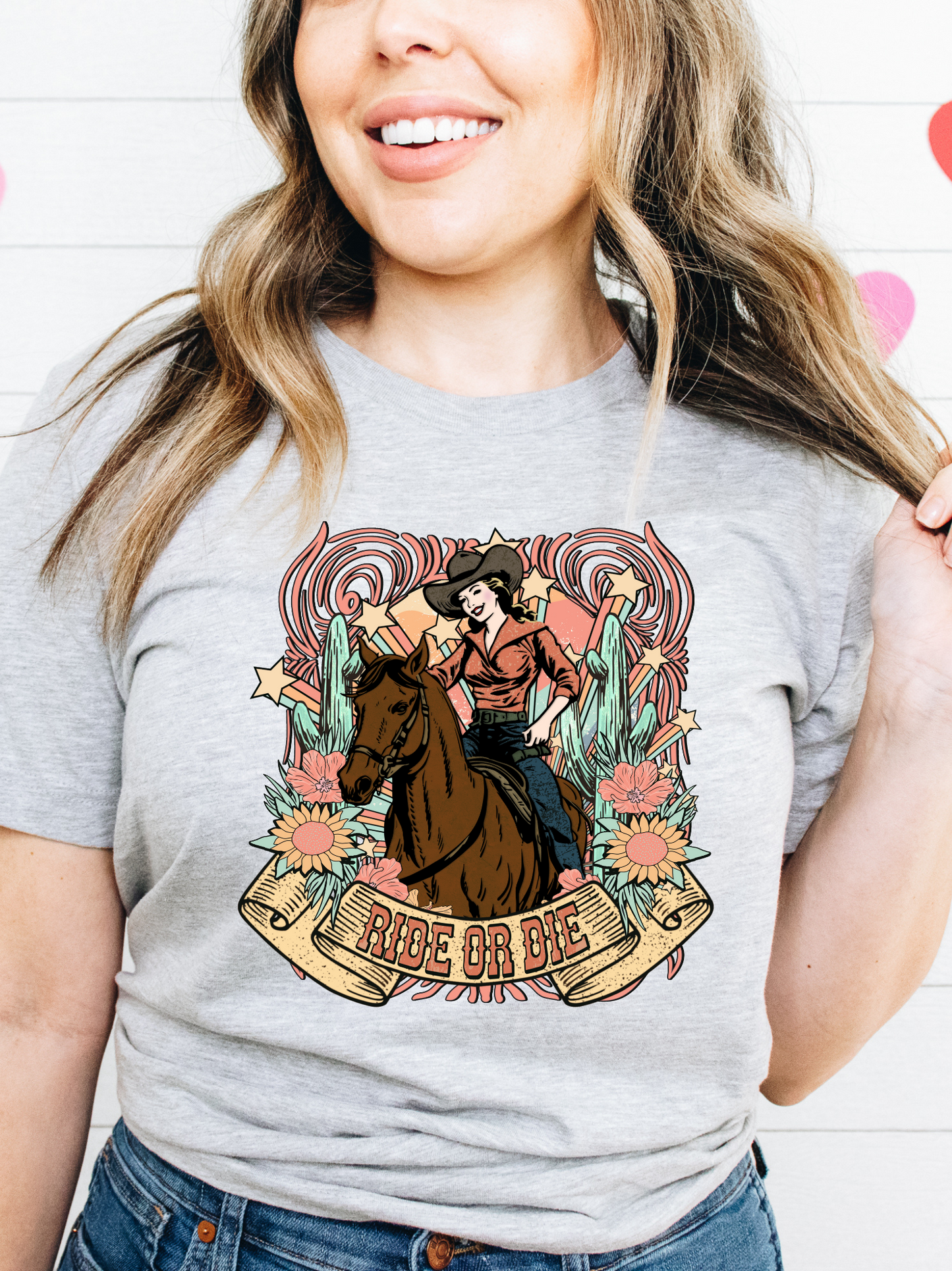 Ride Or Die Cowgirl - DTF Transfer