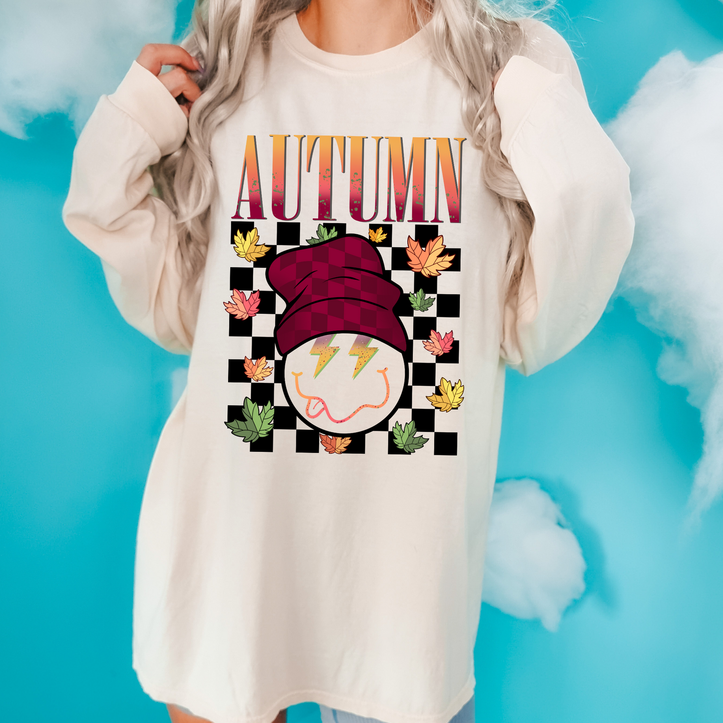 autumn black checkered