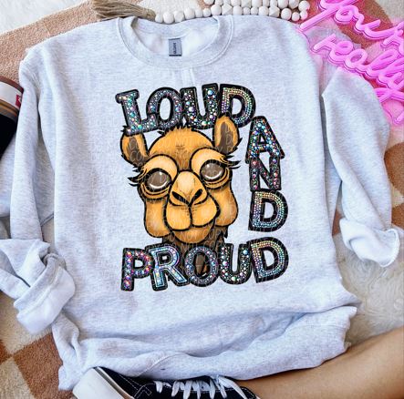 Rhinestone Loud And Proud Camels