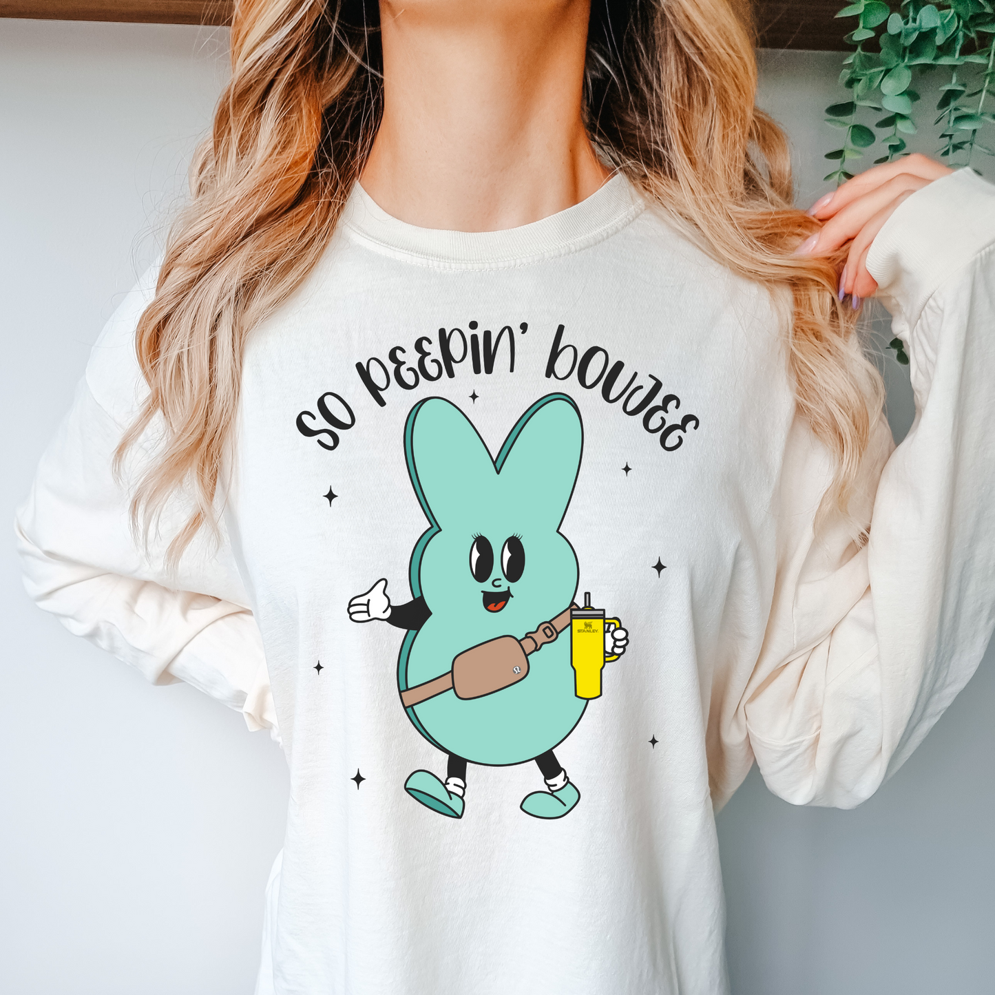 So Peepin' Boujee Teal- DTF Transfer