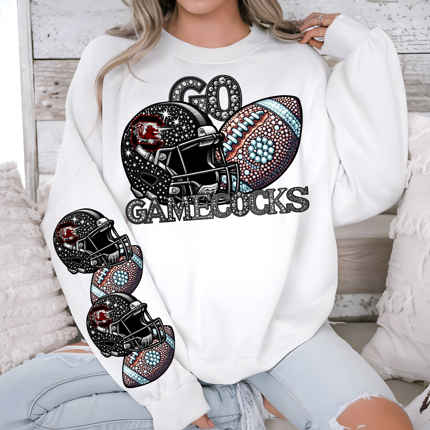Diamond Studded - GAMECOCKS - CHEST