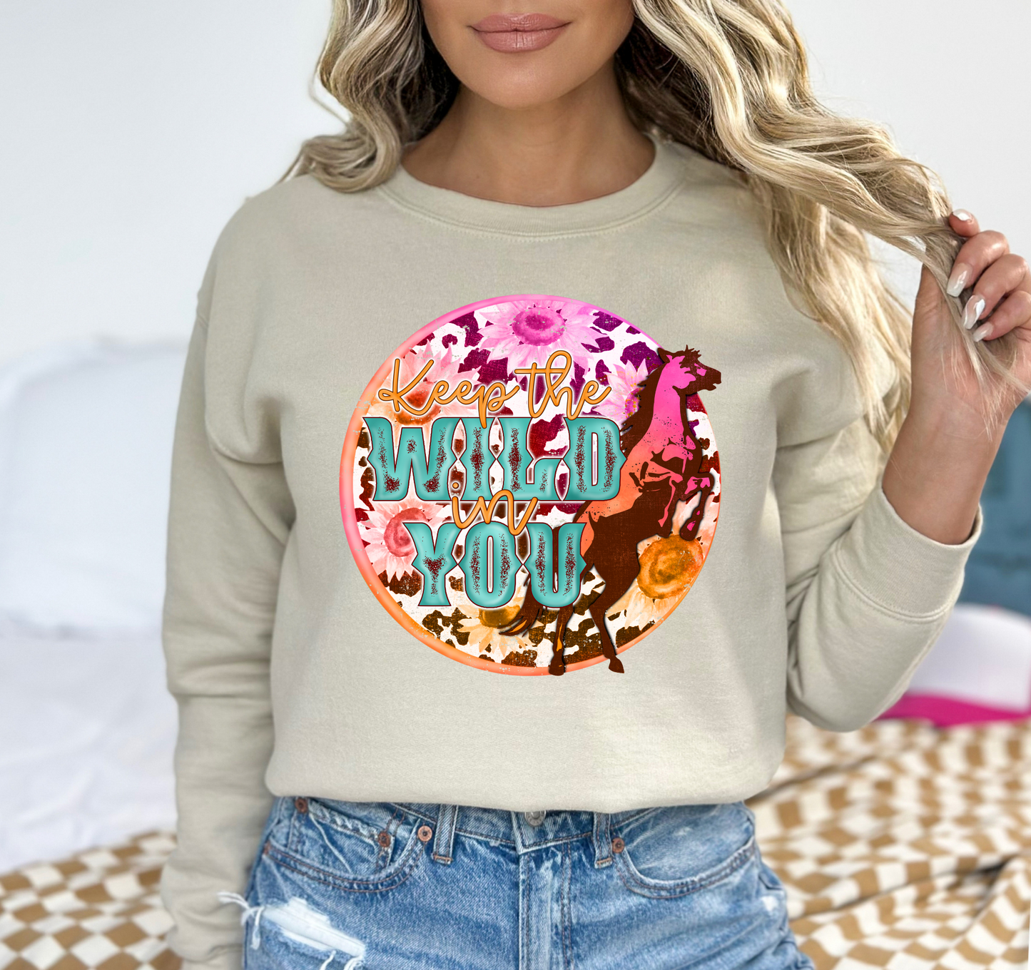 Keep the wild in you - blue