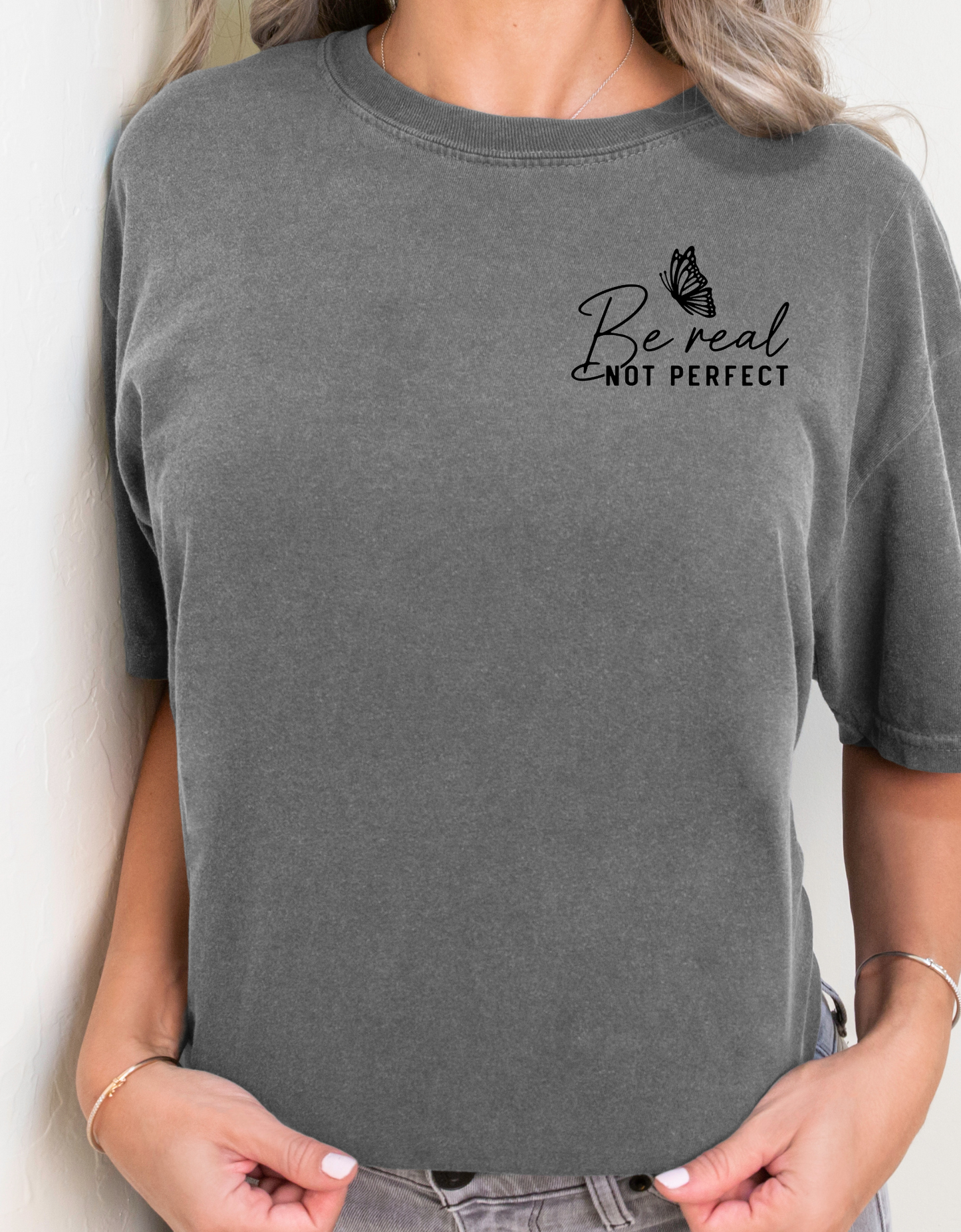 Be real not perfect-black pocket