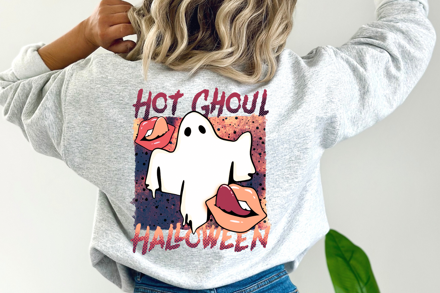 Hot ghoul Halloween orange