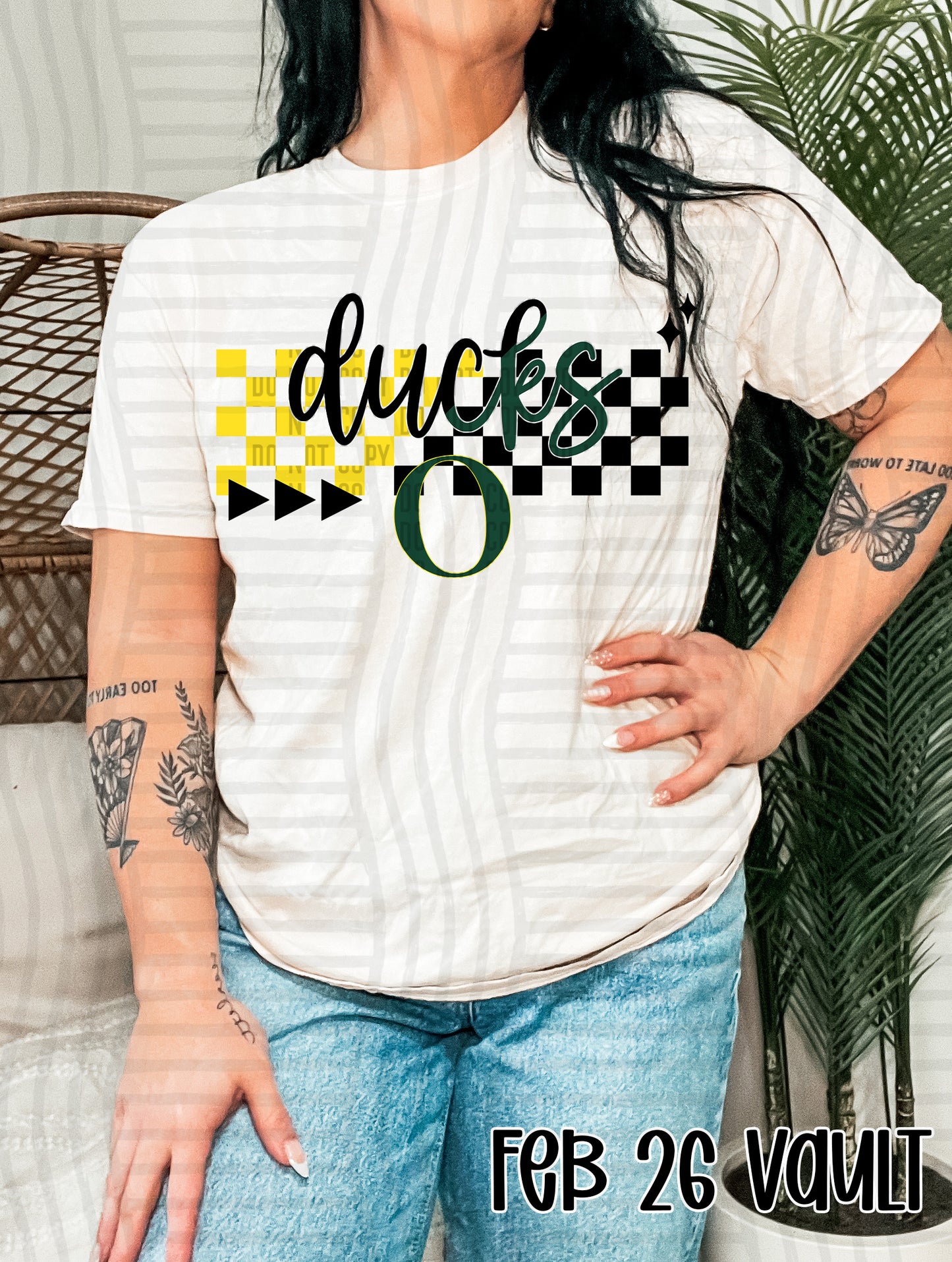 CHECKERED OREGON DUCKS