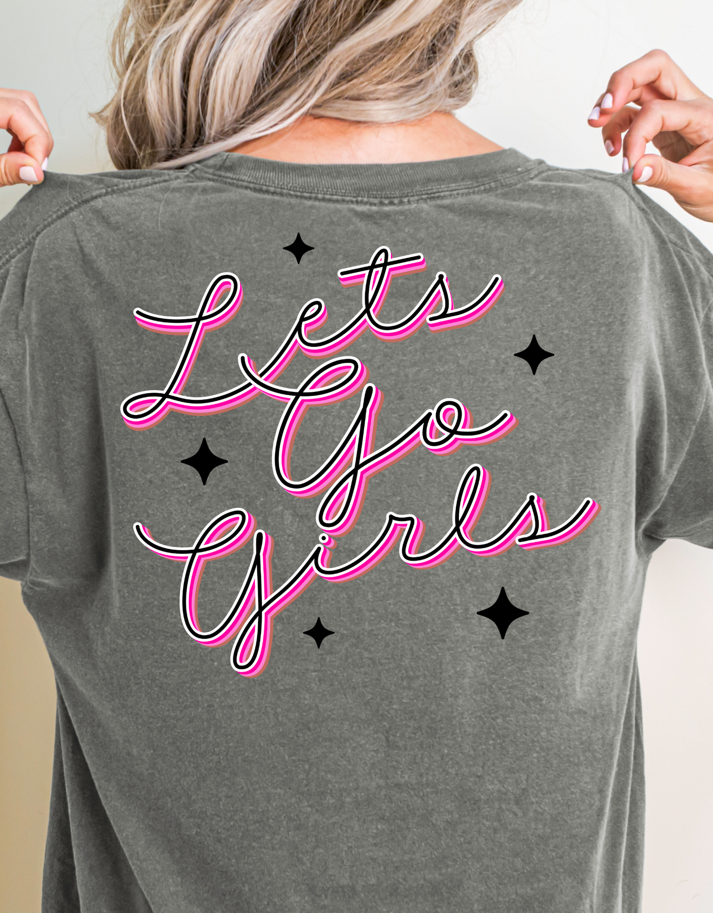 Lets go girls - pink & black