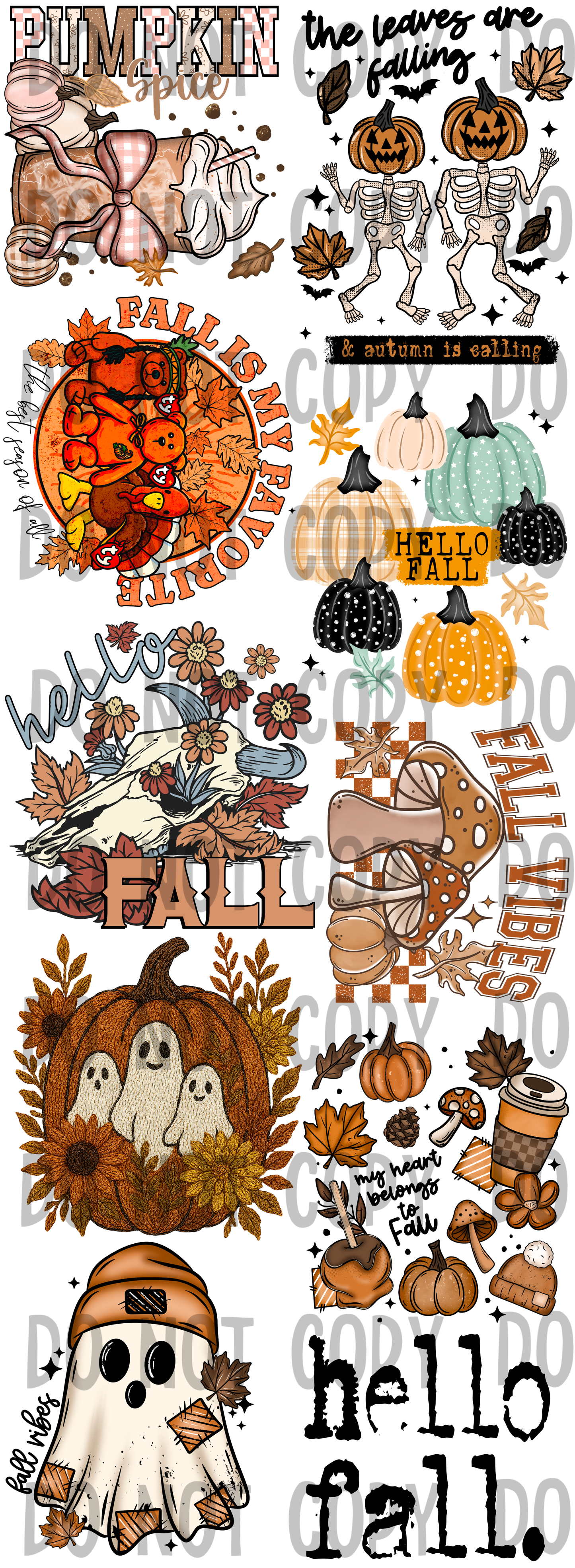 Fall Premade Gang Sheet 3