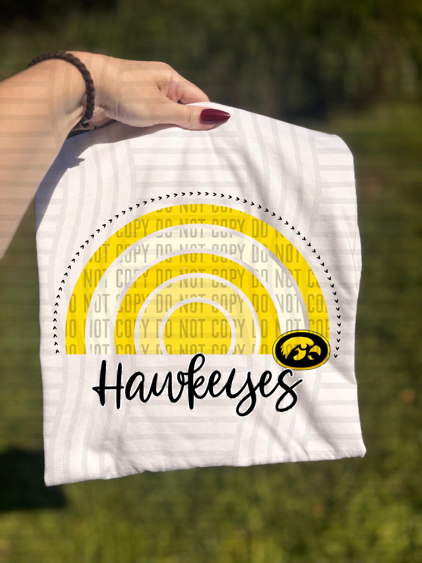 Retro Sunset Hawkeyes