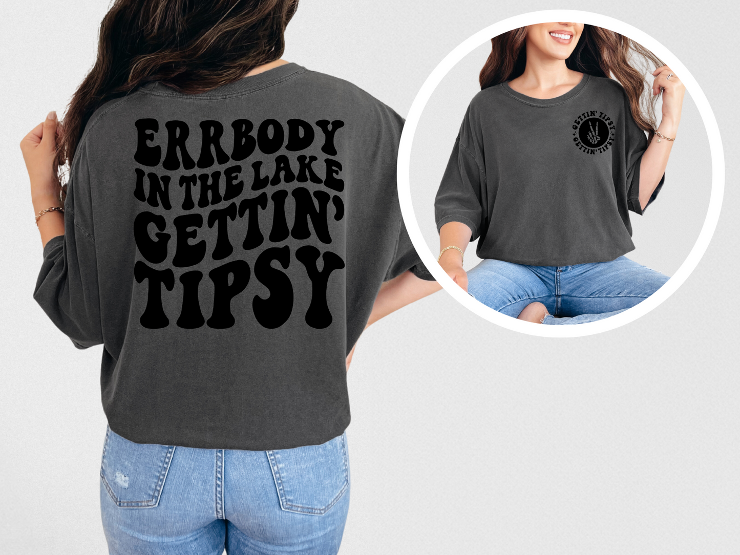 Errbody in the lake gettin' tipsy (back)