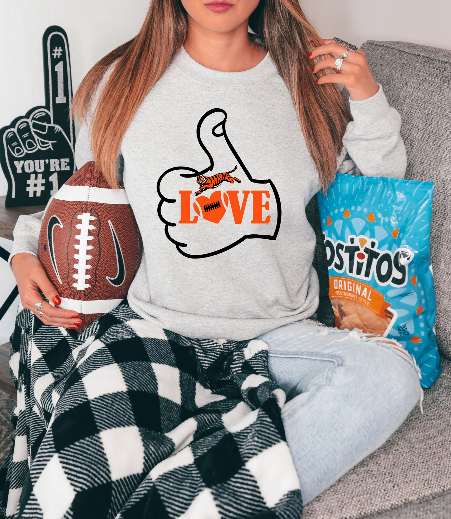 Love with Bengal's mascot