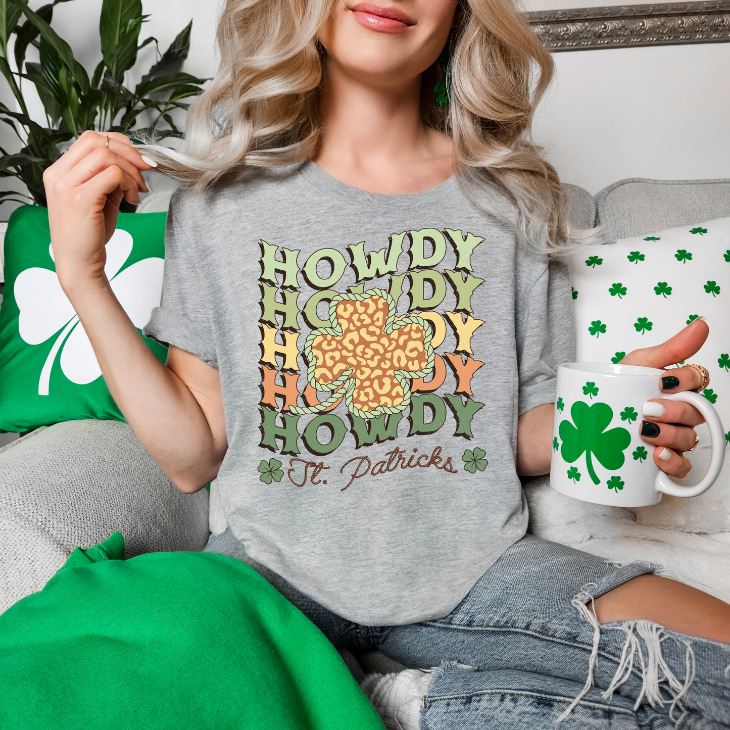 St. Patrick's Day Howdy Clover