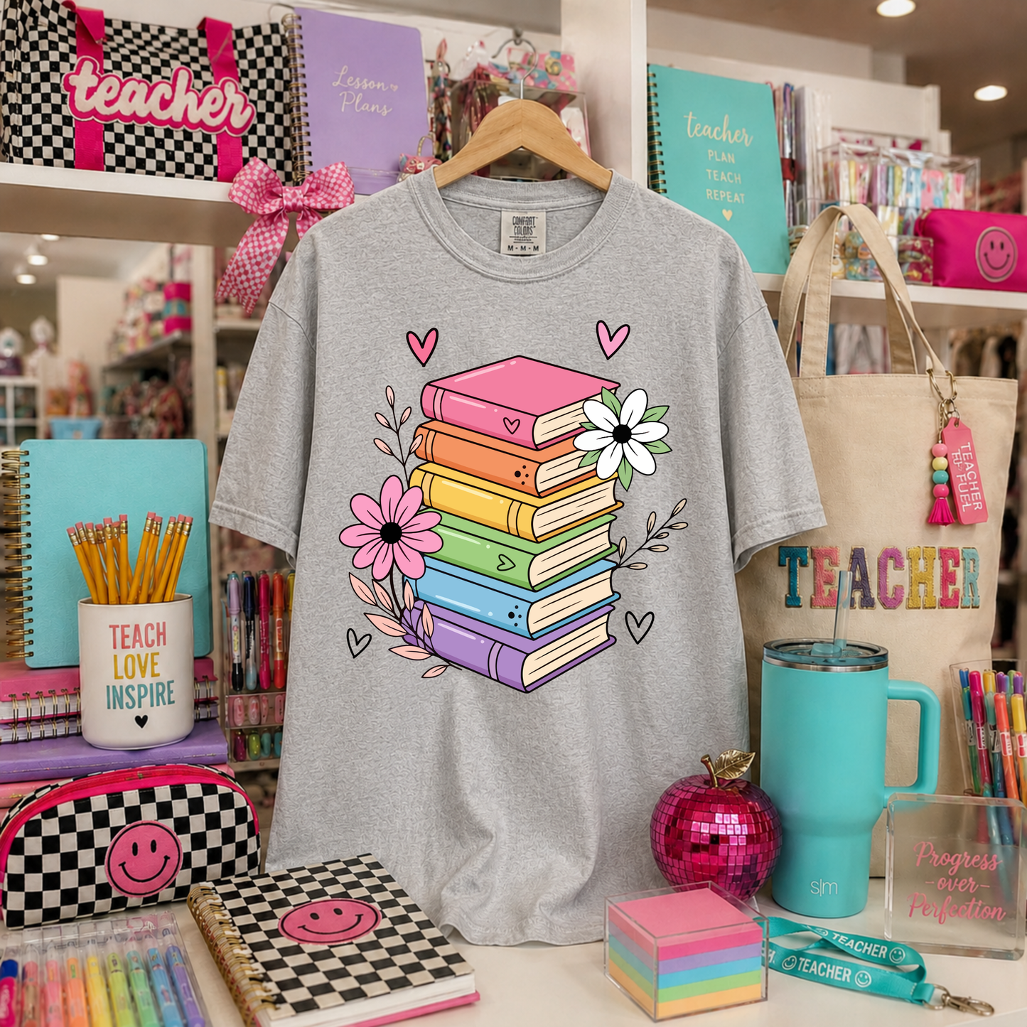 Rainbow Book Floral