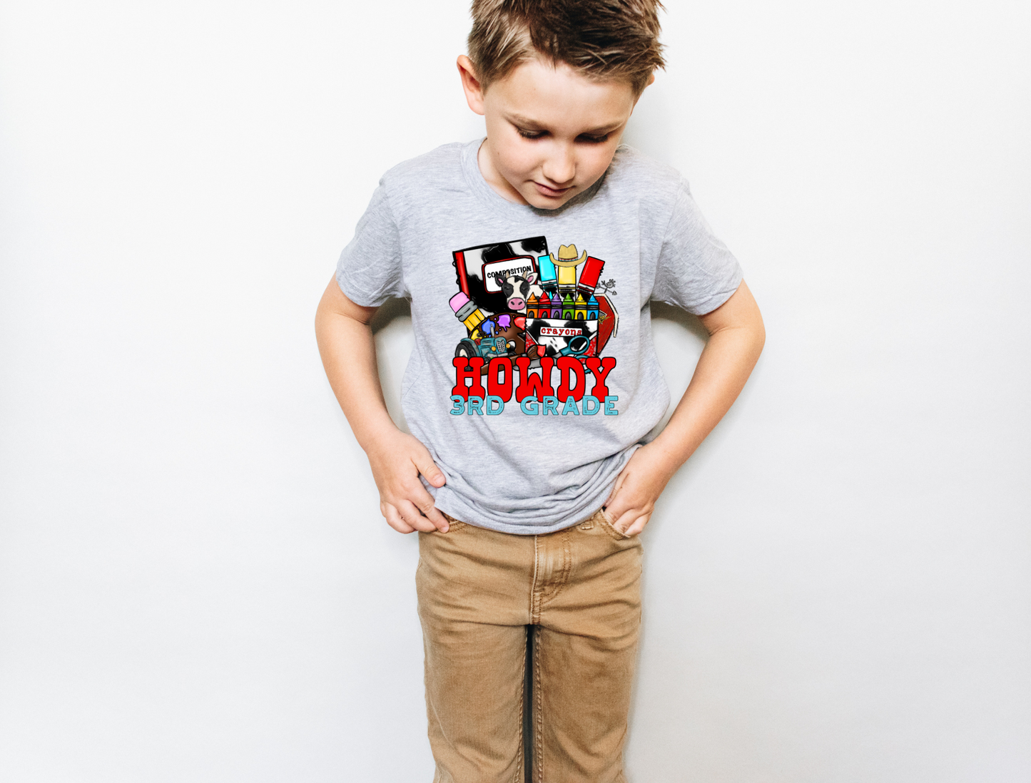 Howdy 3rd Grade – Blue/Red