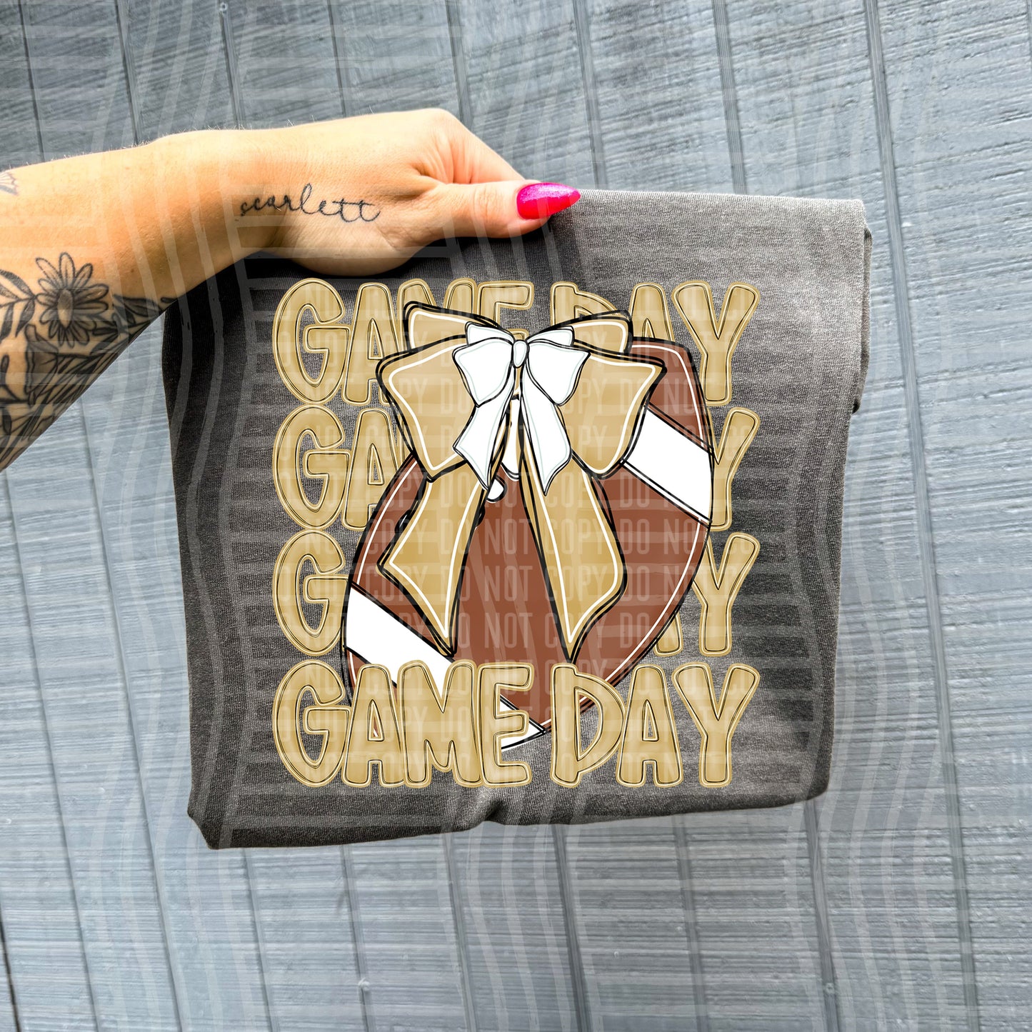 GAMEDAY FOOTBALL VINTAGE GOLD