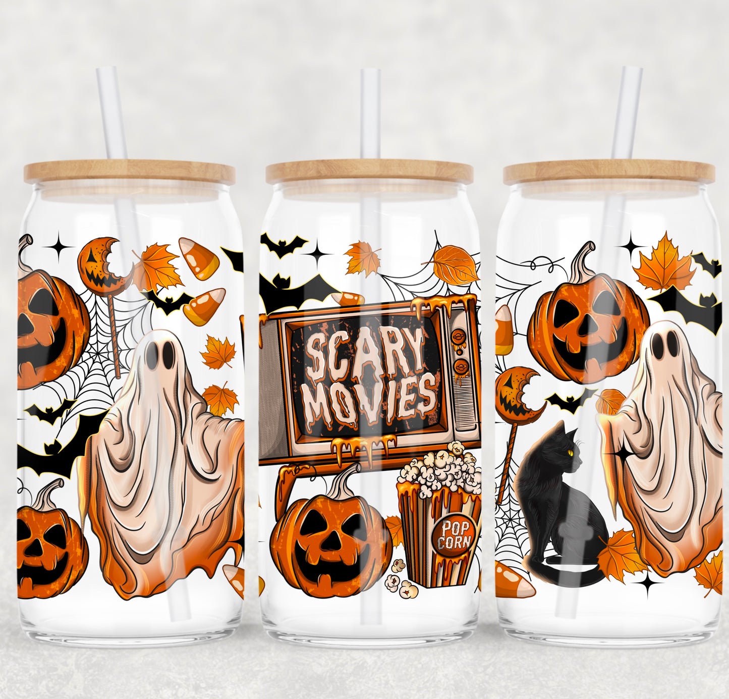 Spooky Season Ghost - UV Libby Wrap