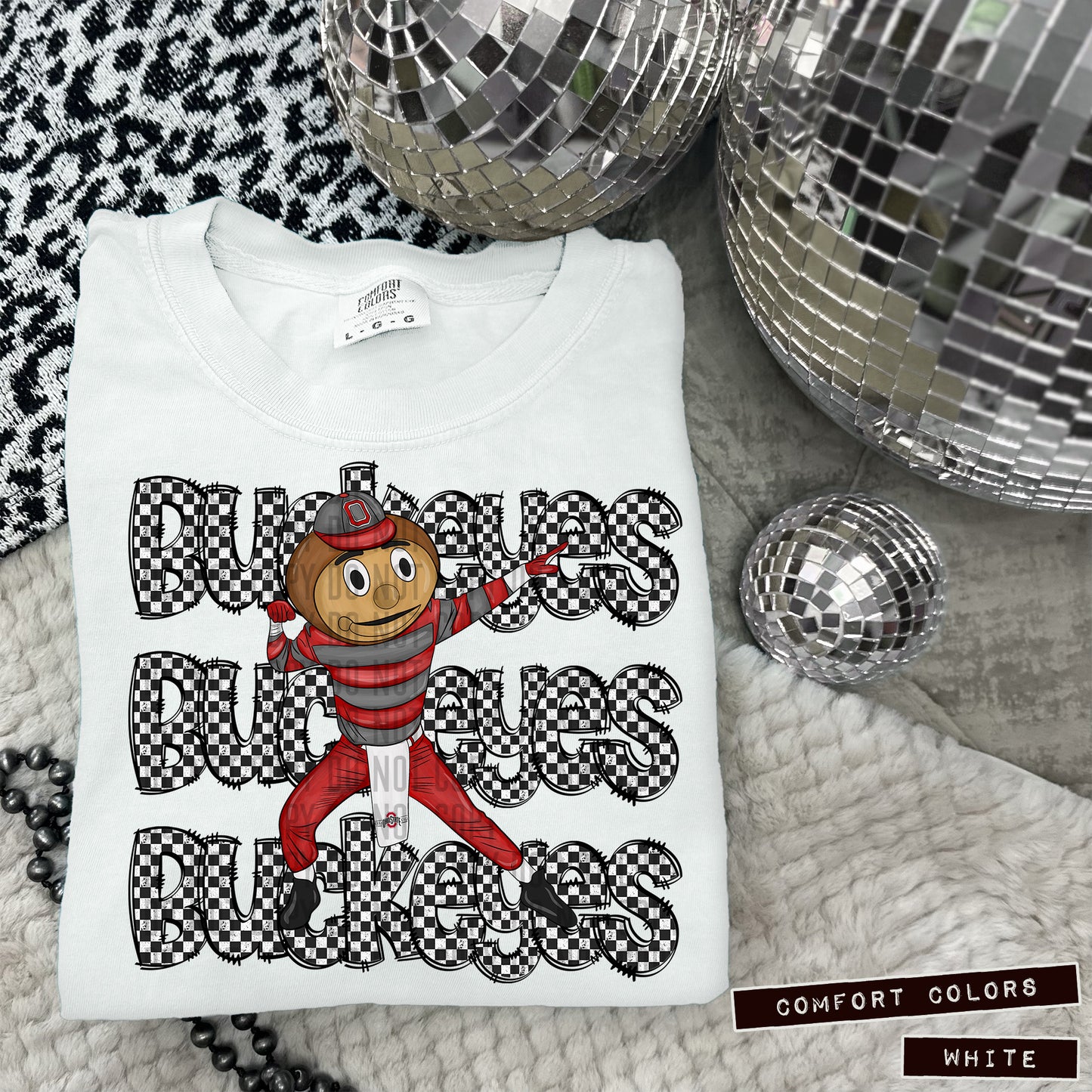 OHIO STATE BUCKEYES CHECKERS