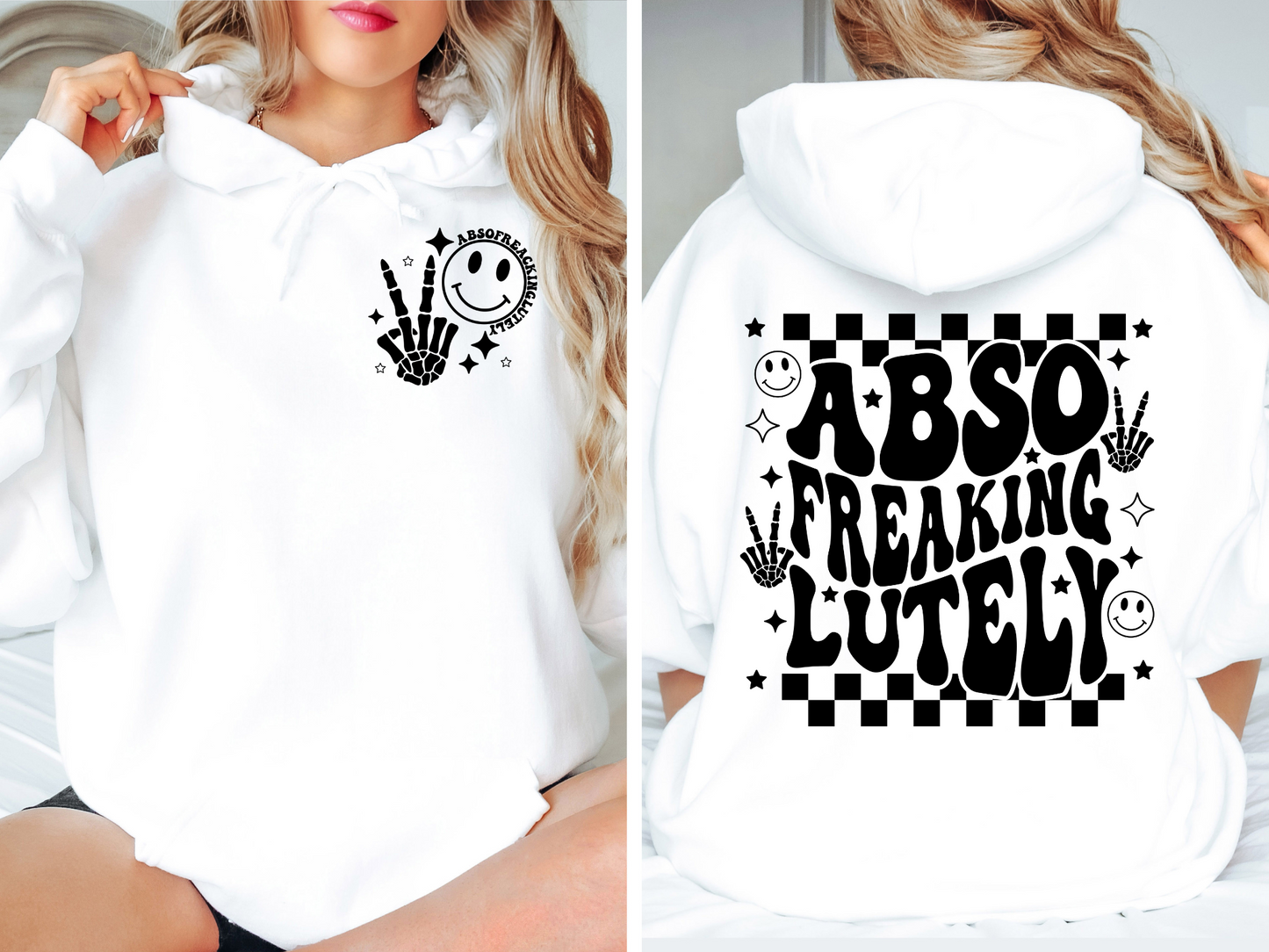 Abso freaking lutely, black - back